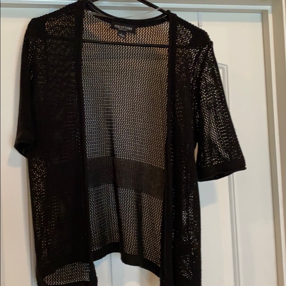 Net-like sweater